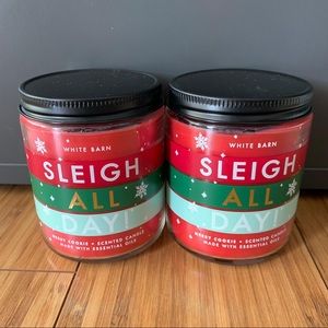 BBW Sleigh All Day candle bundle